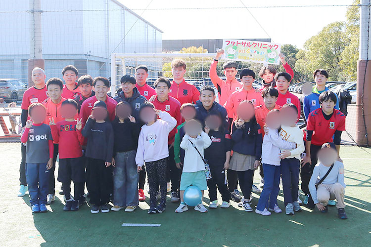 名古屋オーシャンズさんと「フットサルクリニック」を開催しました!